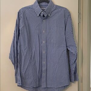 Southern Tide Blue Checkered Men's Shirt